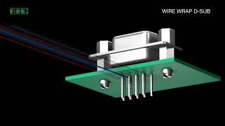 EDAC D-Sub Connectors | Wire Wrap D-Sub